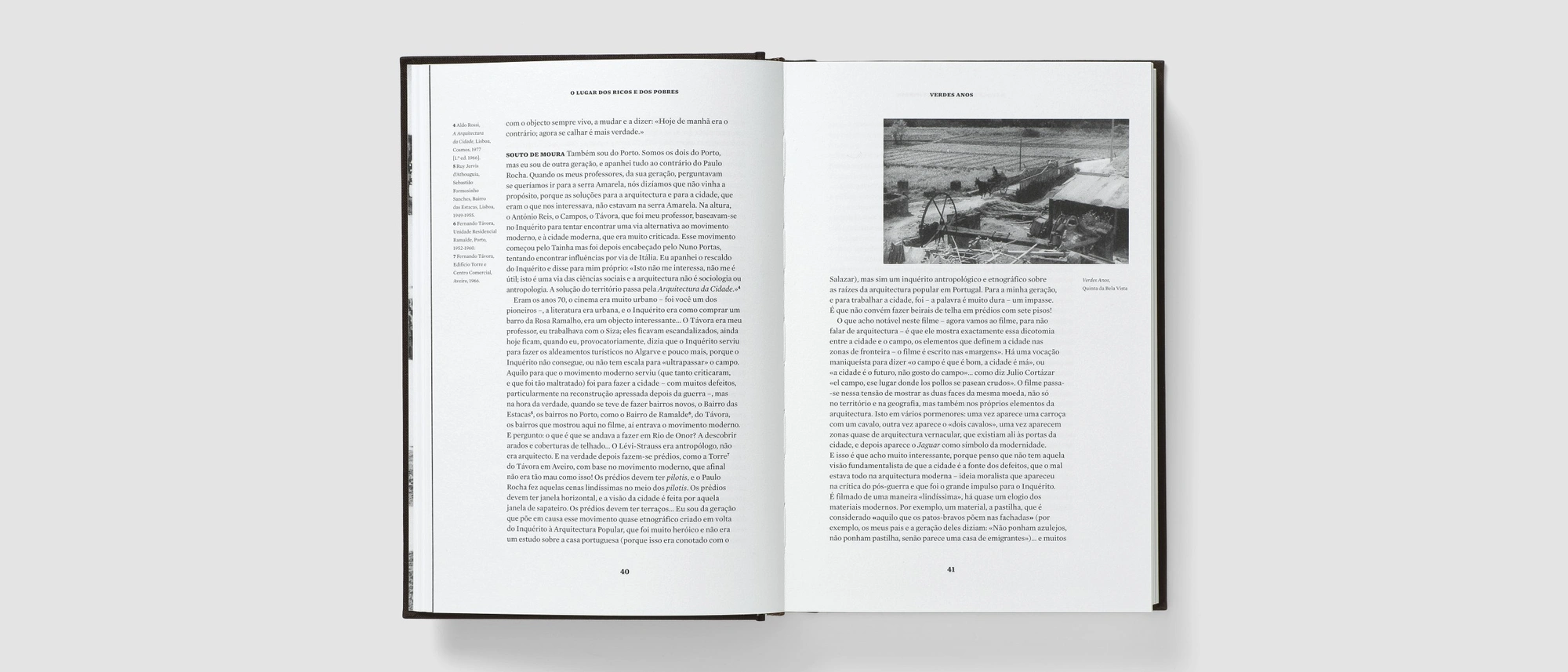 O Lugar dos Ricos e dos Pobres no Cinema e na Arquitectura em Portugal