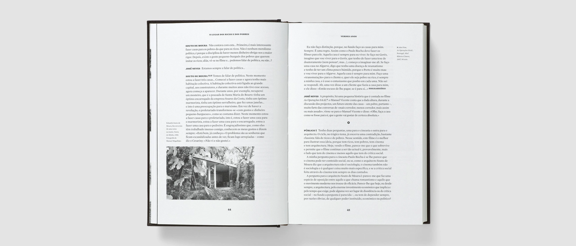 O Lugar dos Ricos e dos Pobres no Cinema e na Arquitectura em Portugal