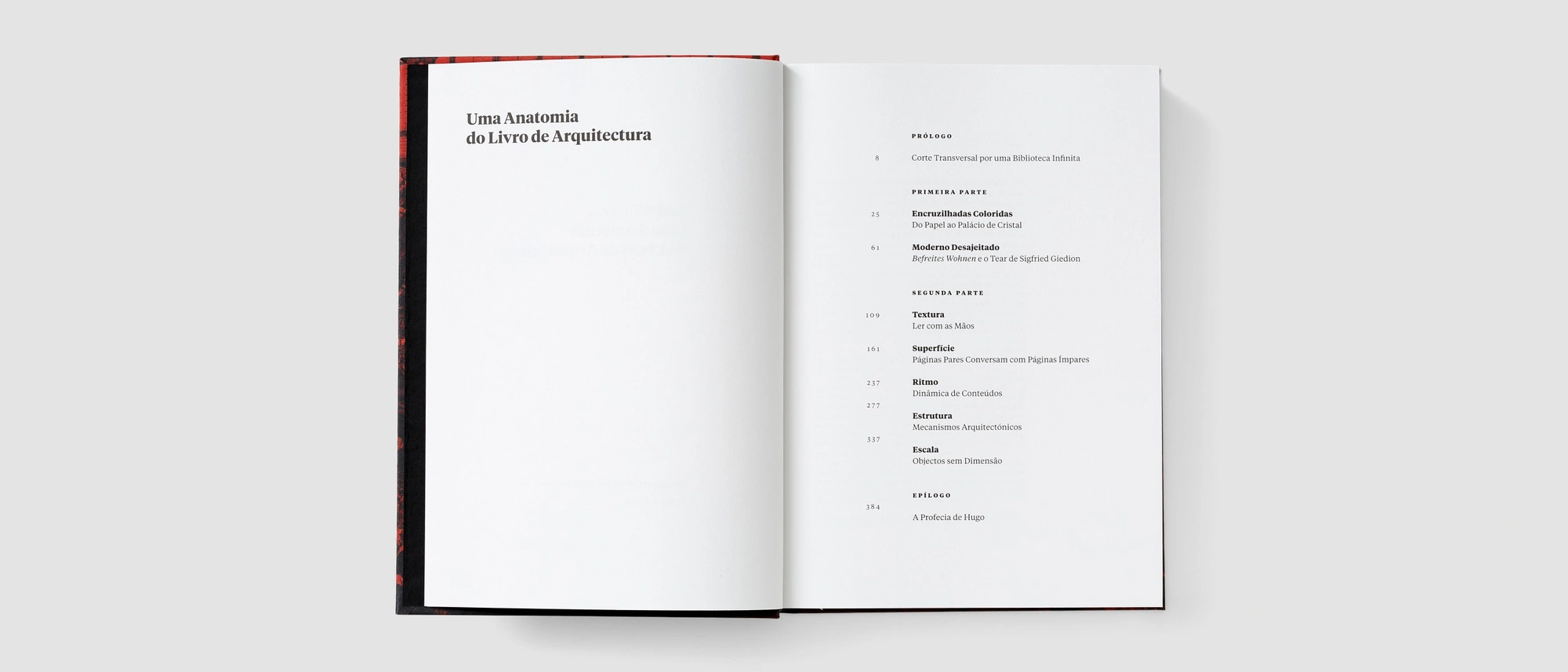 Uma Anatomia do Livro de Arquitectura